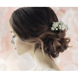 Hřebínek s houbičkou pro zvětšení objemu vlasů černá BD012