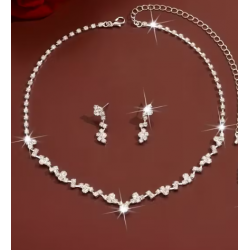 Komplet šperků Angelína se zirkony stříbrný KZ05