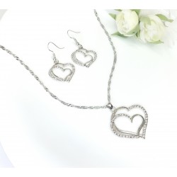 Adria komplet šperků zdobený zirkony KZ010