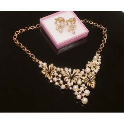 Bibiana komplet šperků perlový se zirkony KZ08