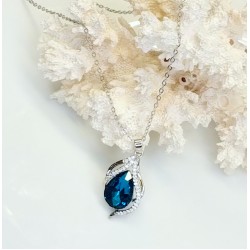 Náhrdelník Amia stříbrný se zirkony NJ018