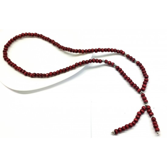 Náhrdelník dlouhý Radana s dřevěnými korálky Nj109