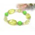 Náramek korálky zelený B688