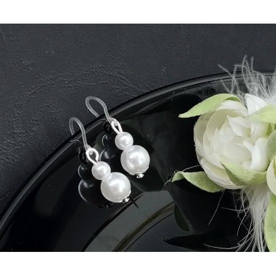 Náušnice hypoalergenní perličkové NAH02