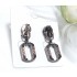 Náušnice Zip karabinka starokov Na116