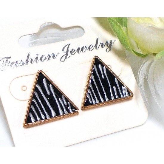 Náušnice Trojúhelníky B599