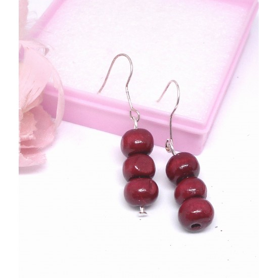 Náušnice Wood NA090