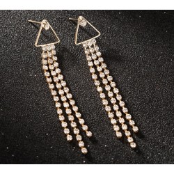  Náušnice Brigit se zirkony zlaté Na128