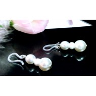 Náušnice Irina hypoalergenní perličkové NAH01