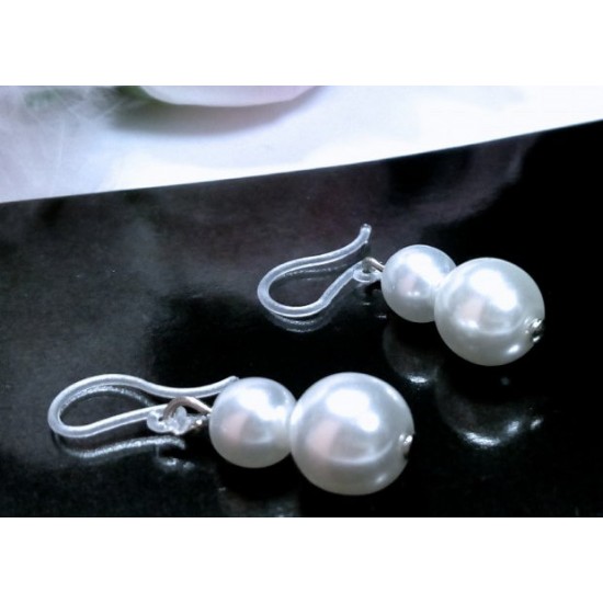 Náušnice hypoalergenní perličkové NAH02