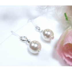 Náušnice hypoalergenní perličky NAH04a