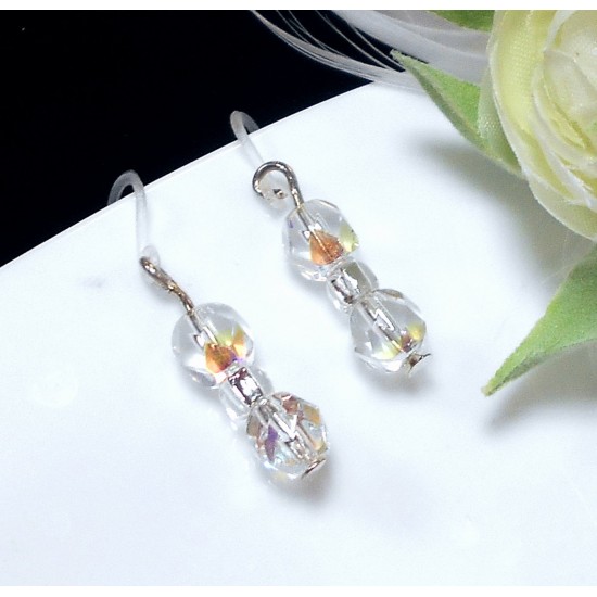 Náušnice hypoalergenní Krystal NAH05