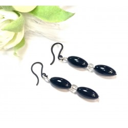 Náušnice hypoalergenní perličkové NAH07