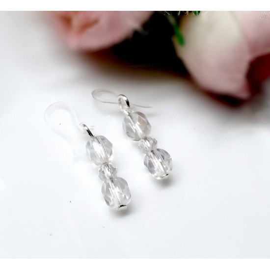 Náušnice hypoalergenní Krystal NAH06