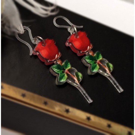 Náušnice hypoalergenní růže Nah012