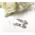 Náušnice hypoalergenní stříbrné krystalky NAH015