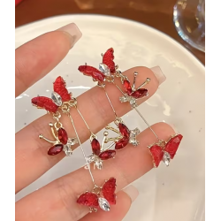 Náušnice  Butterfly zlaté Na015