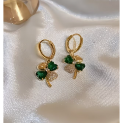 Čtyřlístky náušnice Na001