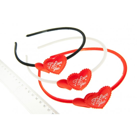 Čelenka do vlasů Amelie se srdíčky C011A