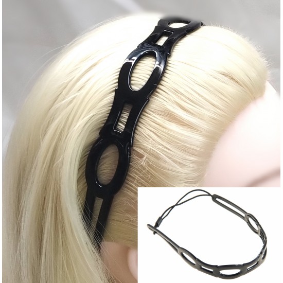 Čelenka do vlasů Adriana elastická silikonová C111a