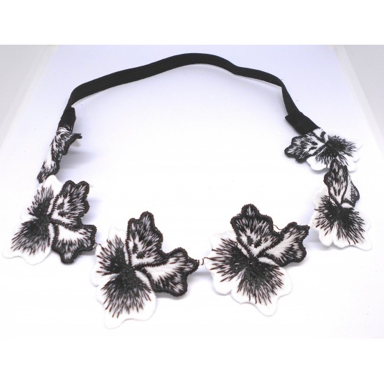 Čelenka do vlasů s kvítky C120