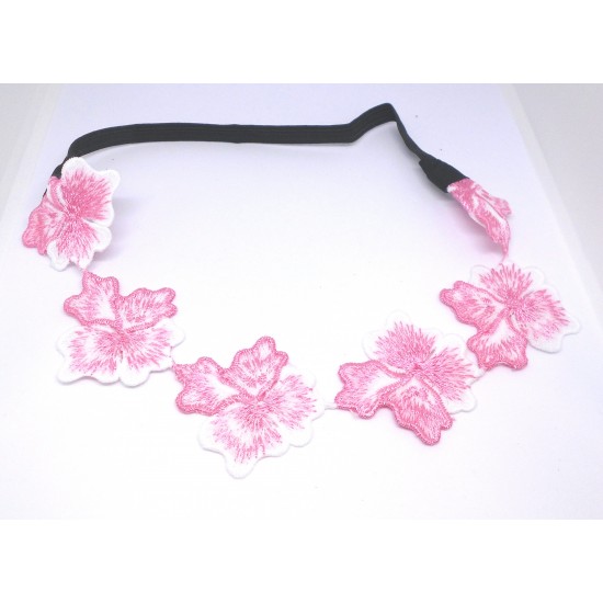 Čelenka do vlasů s kvítky C120A