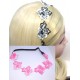 Čelenka do vlasů s kvítky C120A