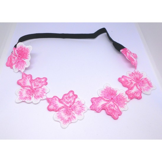 Čelenka do vlasů s kvítky C120A