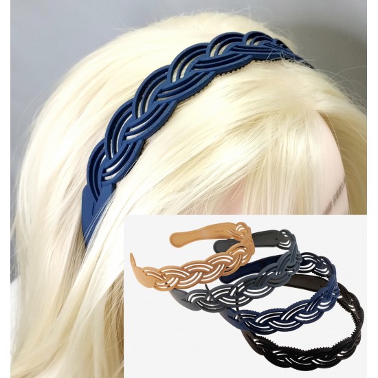 Čelenka do vlasů Amia široká měkčená C091