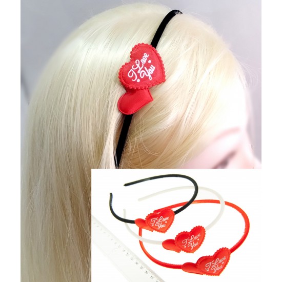 Čelenka do vlasů Amelie se srdíčky C011A