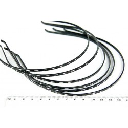 Čelenka do vlasů tenká kovová metalická C586