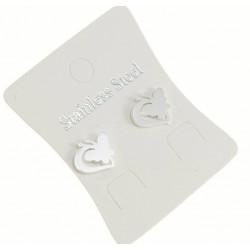 Náušnice motýlek nerez. ocel BCH002A