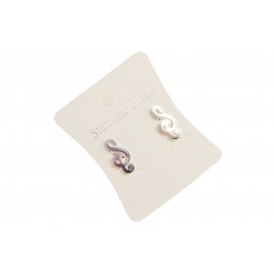 Náušnice houslový klíč nerez. ocel BCH023