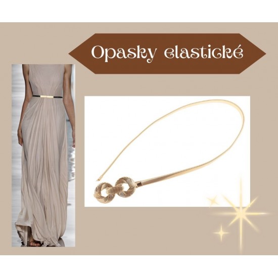 Ozdobný elastický dámský opasek OP009