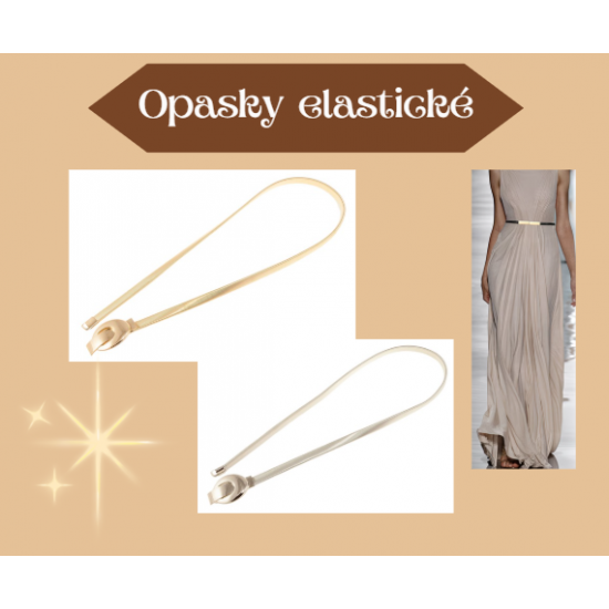 Ozdobný elastický dámský opasek OP002 Ozdobný elastický dámský opasek OP002