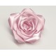 Brož 3v1 růže světle růžová saténová BR016
