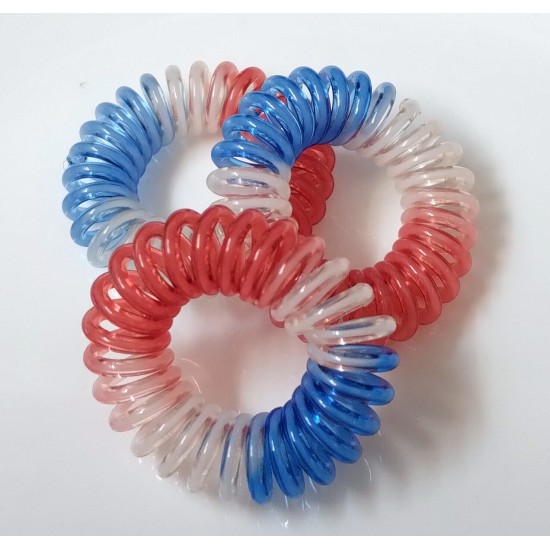 Gumička do vlasů Darina spirála (sada 3ks) G011