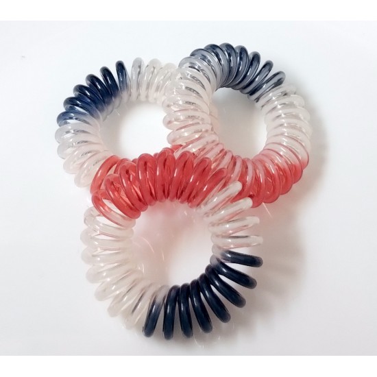 Gumička do vlasů Darina spirála (sada 3ks) G011