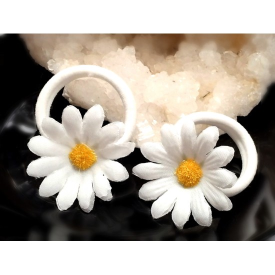 Dětské gumičky do vlasů kopretina (sada 2ks) G021