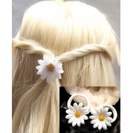 Dětské gumičky do vlasů kopretina (sada 2ks) G021