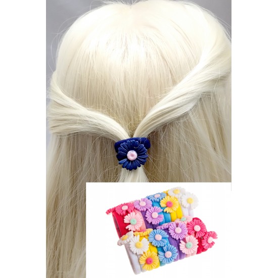 Dětské gumičky do vlasů Kopretina sada (2ks) G061A