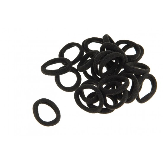 Gumička do vlasů Ariana mini černá (sada 5ks) G301D