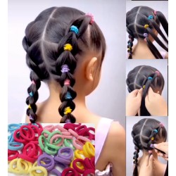 Gumička do vlasů ARIANA mini neon (sada 6ks) G301