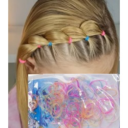 Gumička do vlasů silikonová (40ks) G002a