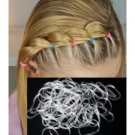 Gumička do vlasů silikonová transparentní /40ks/ G002 Gumička do vlasů silikonová transparentní /40ks/ G002