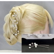 Vlásenka Amanda svatební z krystalů s perličkami BV014