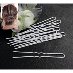 Vlásenka základní pro fixaci účesu střední bílá BV015a