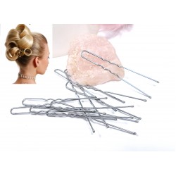 Vlásenka základní pro fixaci účesu malá  stříbrná BV003