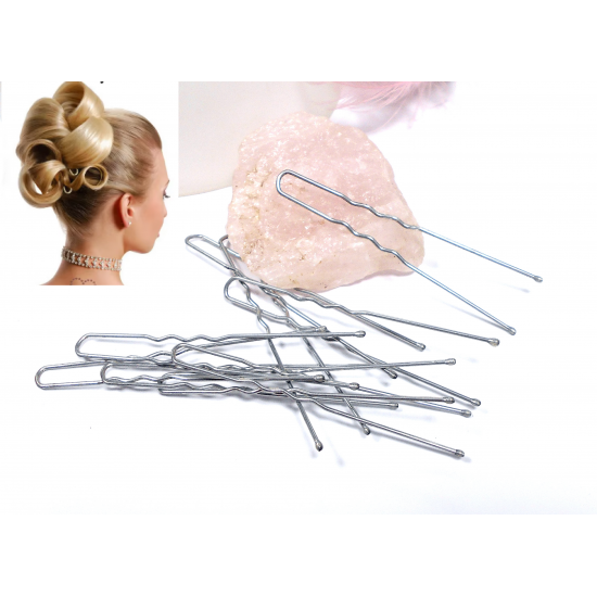 Vlásenka základní pro fixaci účesu střední stříbrná BV002a