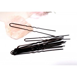 Vlásenka základní pro fixaci účesu střední hnědá 10ks BV006a